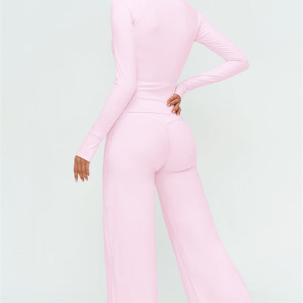 The Twirl Zip Jacket New Straight Leg Pants 2-Piece Set