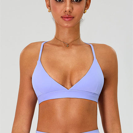 The Ember Sports Bra Crop Top Leggings 3-Piece Set