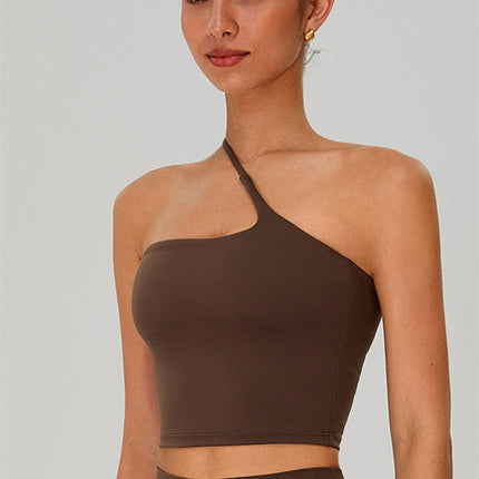 The Jewel One-Shoulder Crop Top