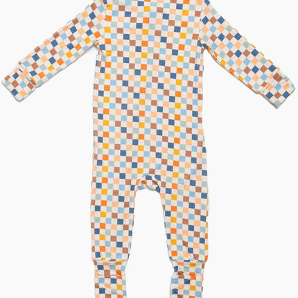 Checkered Bamboo Toddler Pajamas