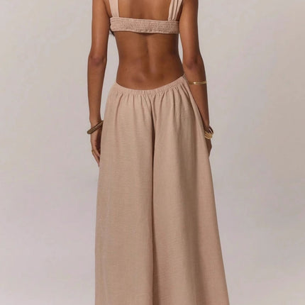Neck Cutout Sweetheart Maxi Dress
