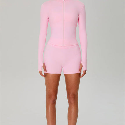 The Jewel Zip Jacket Shorts 2-Piece Set