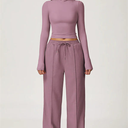 The Motion Crop Top Sweatpants 2-Piece Set