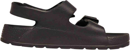 Norty 2-Strap Slide Sandal for Kids - Black Strap
