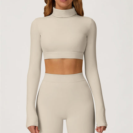 The Axis Crop Top Flared Leggings 2-Piece Set