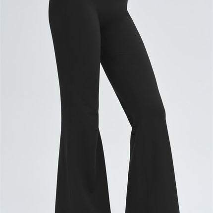 The Slate Y-Back Top Flared Leggings 2-Piece Set