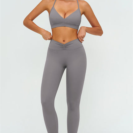 The Lushness Y-Back Sports Bra Leggings 2-Piece Set