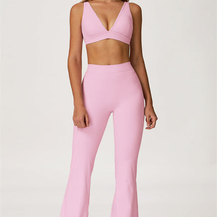 The Axis Sports Bra Flared Leggings 2-Piece Set