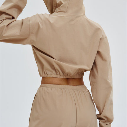 The Svelte UV protection Crop Hoodie