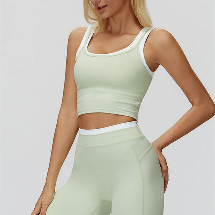 The Canyon Crop Tank Flared Leggings 2-Piece Set