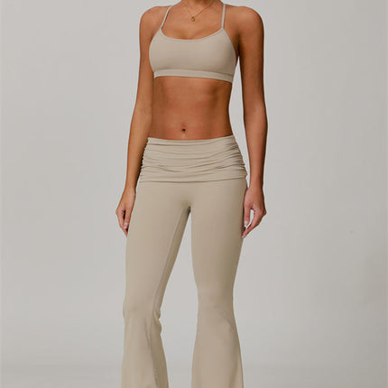 The Juno Star Sports Bra Flared Leggings 2-Piece Set