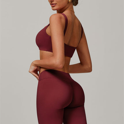 The Halo Sports Bra Flared Leggings 2-Piece Set