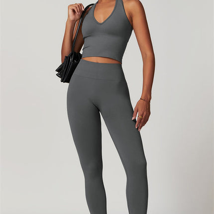 The Delight Halter Top Leggings 2-Piece Set