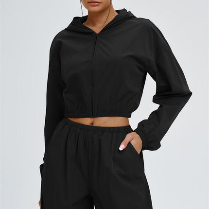 The Svelte UV protection Crop Hoodie
