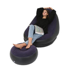 Dark Blue Flocking Surface / Sofa 116x96x83cm