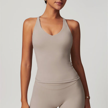 The Enigma Cross Back Vest Shorts 2-Piece Set