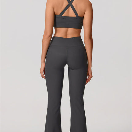 The Daze Sports Bra Flared Leggings 2-Piece Set