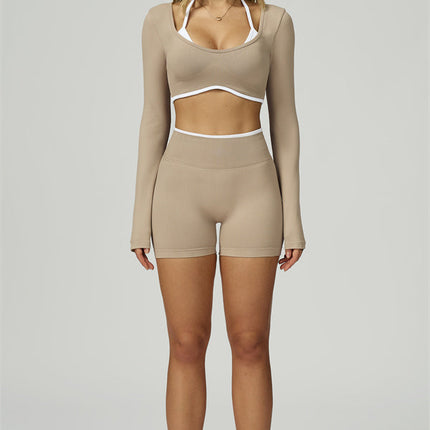 The Prime Line Long Sleeve Crop Top
