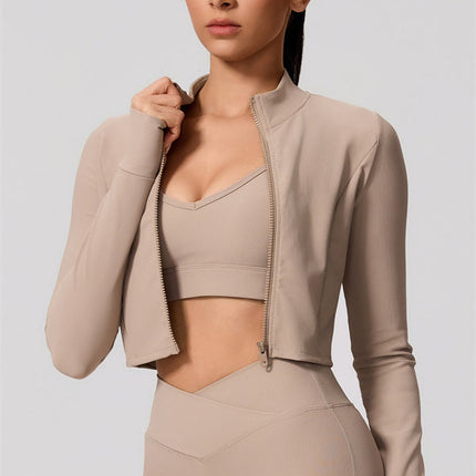 The Daze Zip Jacket Sports Bra Flared Leggings 3-Piece Set