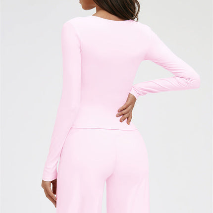 The Twirl Long Sleeve T-shirt New Straight Leg Pants 2-Piece Set
