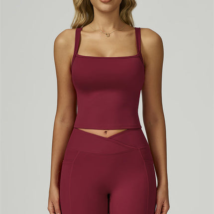 The Flourish Crop Tank Leggings 2-Piece Set