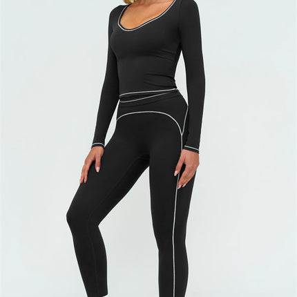 The Amara Long Sleeve T-shirt Leggings 2-Piece Set