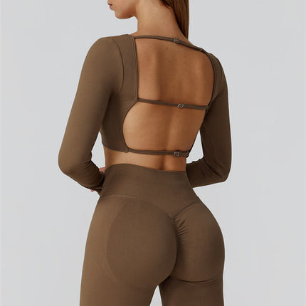 The Reign Long Sleeve Crop Top Leggings 2-Piece Set