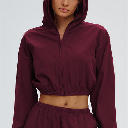 The Svelte UV protection Crop Hoodie