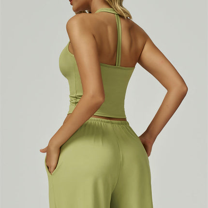 The Sprint Halter Tank Top