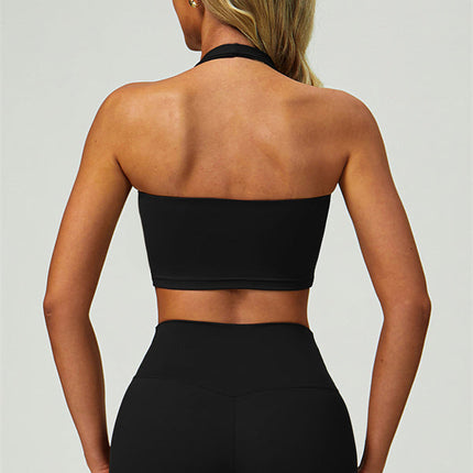 The Seraphine Halter Crop Top