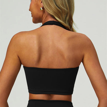 The Seraphine Halter Crop Top
