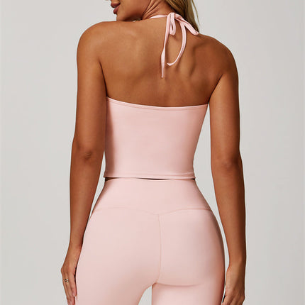 The Surge Halter Crop Top Leggings 2-Piece Set