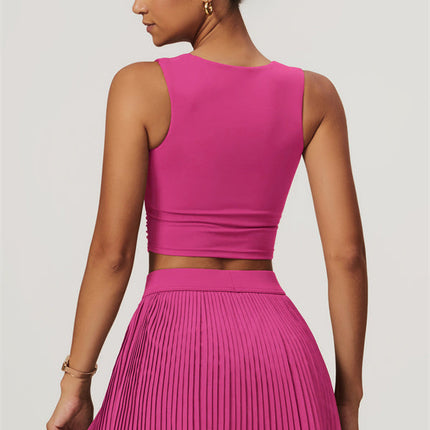 The Balance Crop Top Tennis Skirt 2-Piece Set