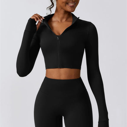 Juno Star Jacket Sports Bra Leggings 3-Piece Set