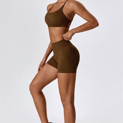 Nova Luxe Sports Bra Shorts 2-Piece Set