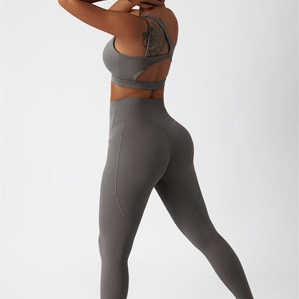 The Blissful Rose Sports Bra Leggings 2-Piece Set