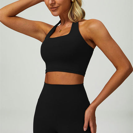 The Seraphine Halter Crop Top Leggings 2-Piece Set