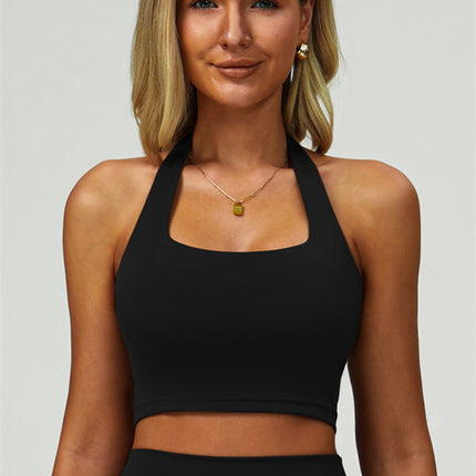 The Seraphine Halter Crop Top Leggings 2-Piece Set