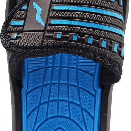 Norty Boy's Summer Comfort Casual Slide Flat Strap Shower Sandals Slip On Shoe