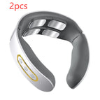 White 2pcs / B / USB