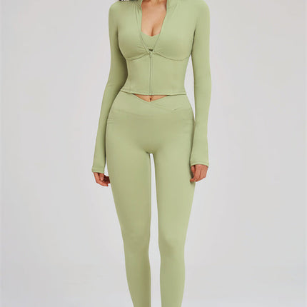 The Sizzle Zip Jacket Leggings 2-Piece Set