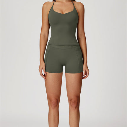 The Propel Crop Top Shorts 2-Piece Set