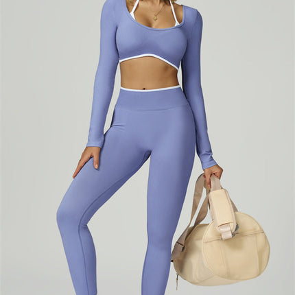 The Prime Line Long Sleeve Crop Top