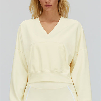 The Whisper V-Neck Hoodie