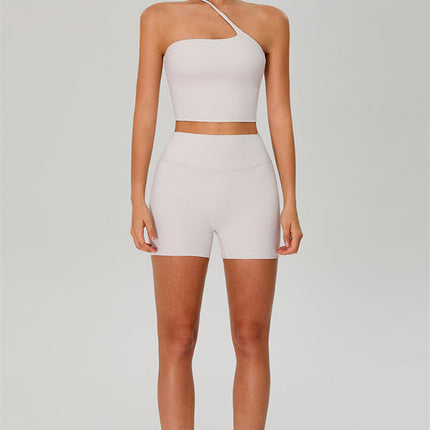 The Jewel One-Shoulder Crop Top