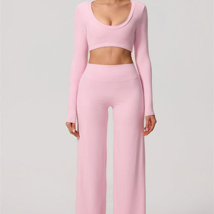 The Nestle Long Sleeve Crop Top