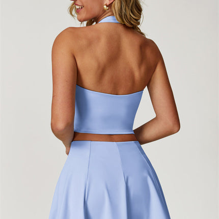 The Boost Halter Crop Top