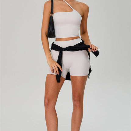 The Jewel One-Shoulder Crop Top