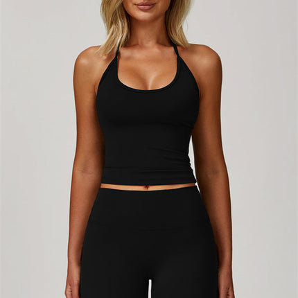 The Surge Halter Crop Top Leggings 2-Piece Set