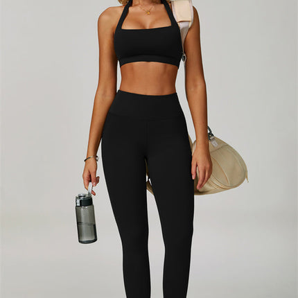 The Bold Halter Sports Bra Leggings 2-Piece Set